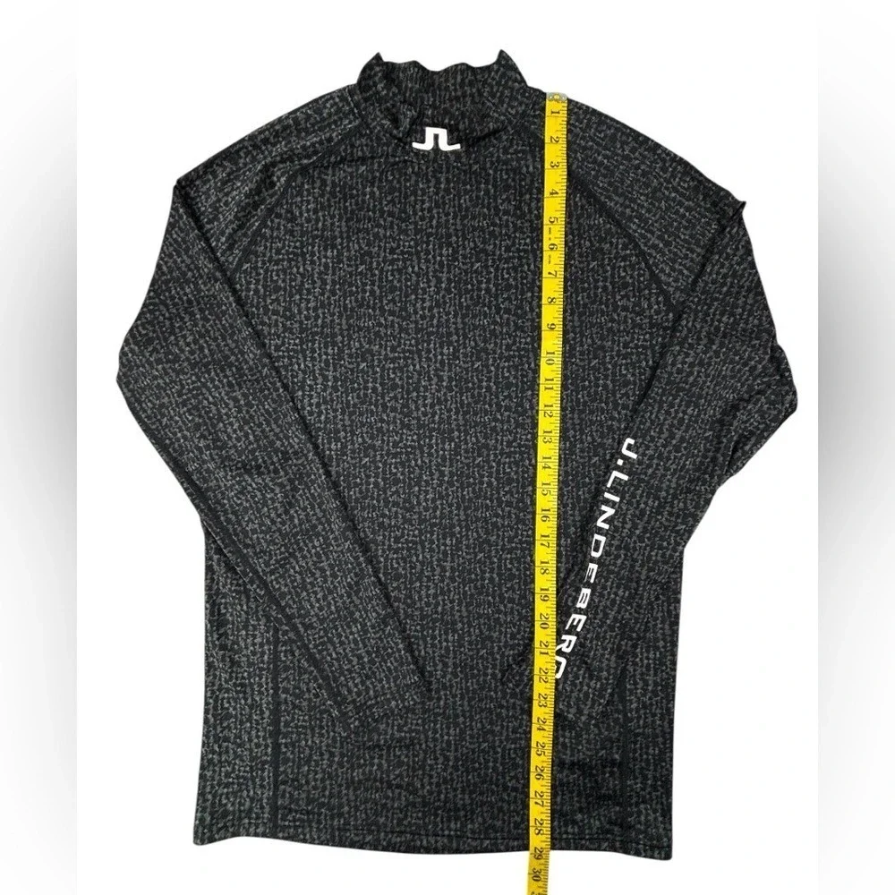 J. Lindberg | Aello Soft Compression mock neck |‎ Black Wave | Large